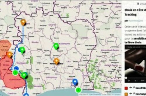 Article : Côte d’Ivoire – Ebola : une carte interactive de prévention et de géolocalisation