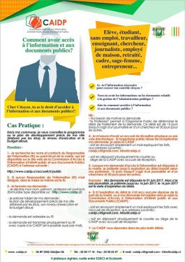 MeetUp UNBCI - CAIDP l'acc&egrave;s aux l'informations publics, un moyen de contr&ocirc;le citoyen